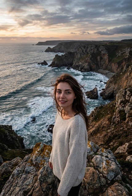 Речной пейзаж с высоты